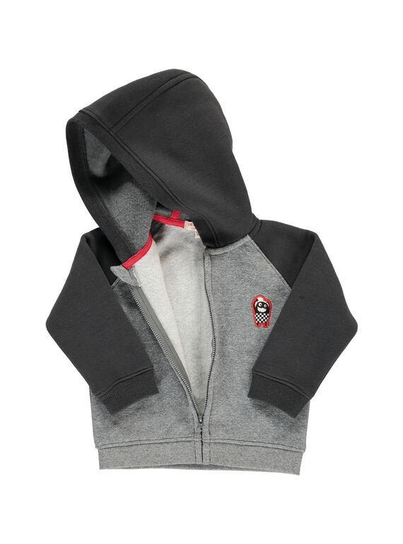 Baby boys' zip-up hoodie DUJOHOJOG1 / 18WG1021JGH099