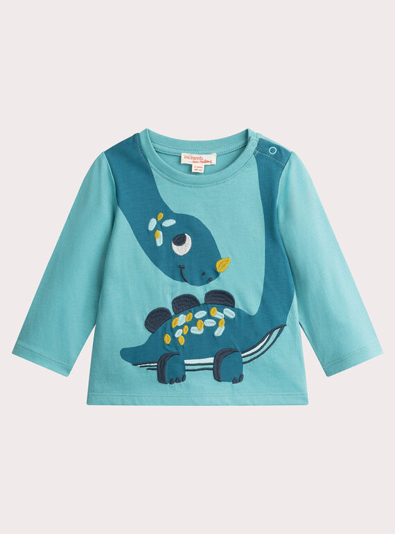 Dinosaurier Animation T-Shirt für Baby Junge  VUKLITEE2 / 24WG1043TMLC201