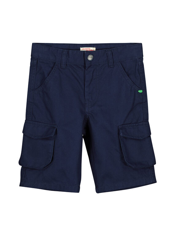 Bermuda-Shorts mit mehreren Taschen für Jungen FONEBER1 / 19S902B1BER070
