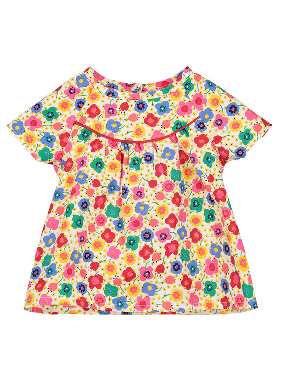 Bedruckte Baby-Bluse für Mädchen FICOCHEM / 19SG0981CHE000
