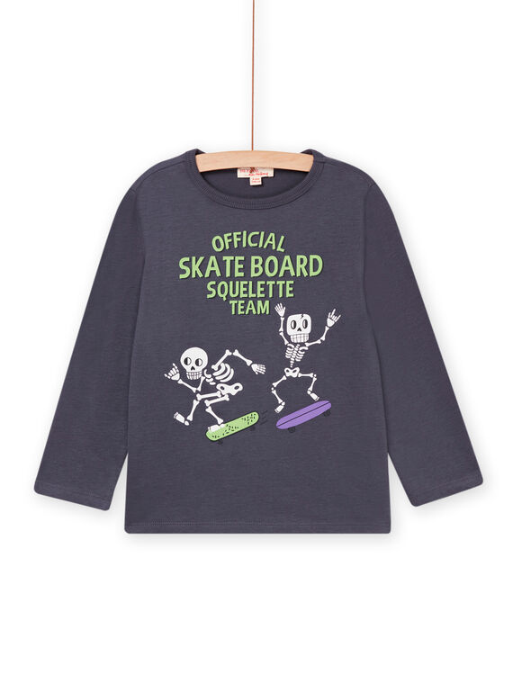 T-Shirt mit Animation Skelette phosphoreszierend POKATEE4 / 22W902L4TMLJ900