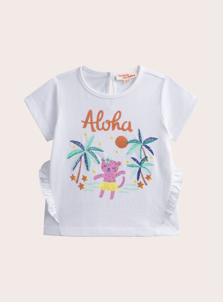 White TEE SHIRT SS WITATI / 25SG09U1TMC000