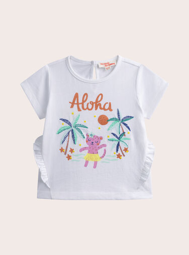 White TEE SHIRT SS WITATI / 25SG09U1TMC000