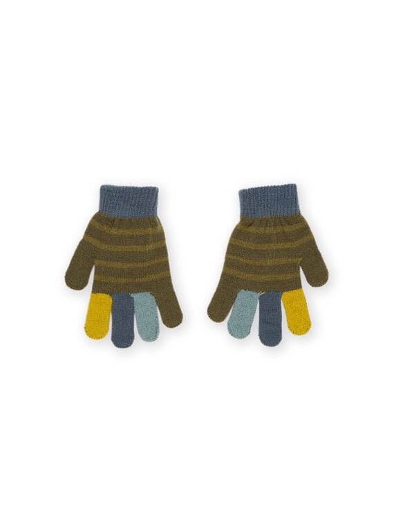 Handschuhe mit Streifenmuster PYOGROGAN1 / 22WI02F2GAN609