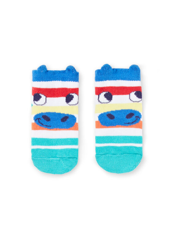 Baby Boy's gestreifte Zebra Kopf Socken JYUMARCHO1 / 20SI10P2SOQ000