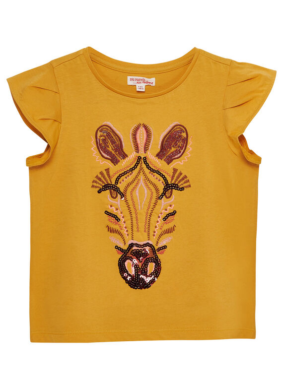 Kurzärmeliges T-Shirt mit Zebra JADUTI2 / 20S901O2TMCB107