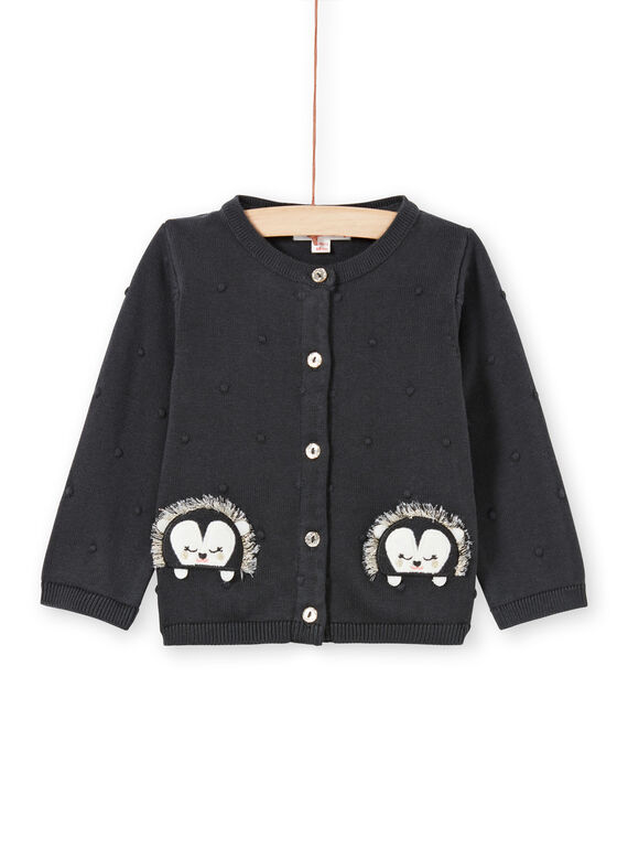 Baby Mädchen Weste anthrazit LIPOECAR / 21SG09Y1CARJ916