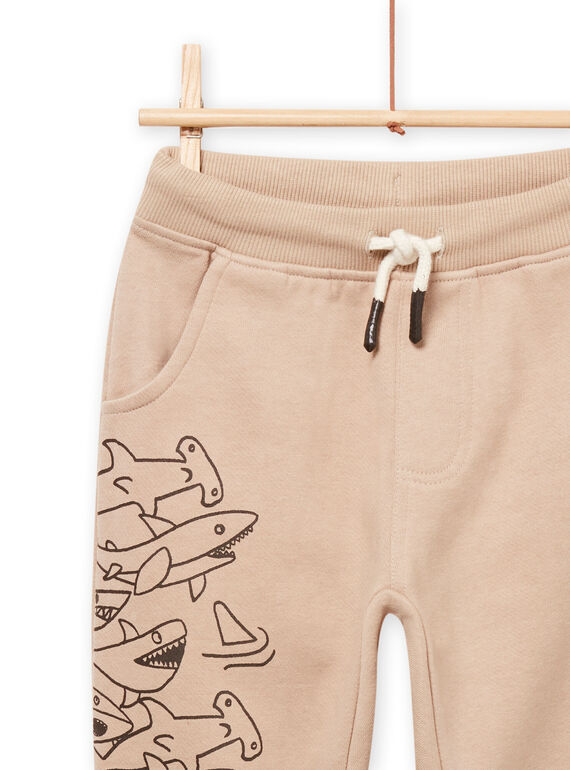 Jogginganzug für Kind Junge mit Haifischmotiv NOVIJOG / 22S902M1JGB811