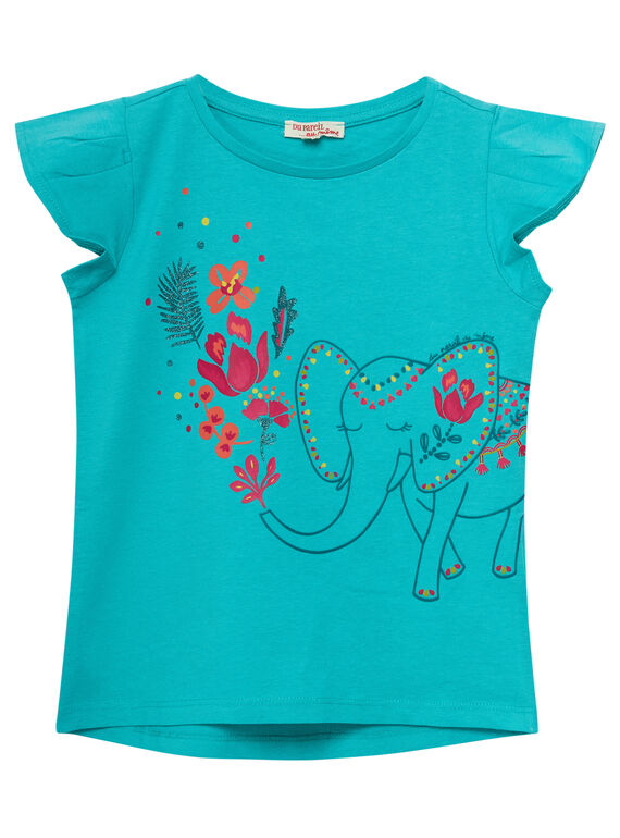 Kurzärmeliges T-Shirt, Elefantendruck JABOTI3 / 20S901H2TMC209