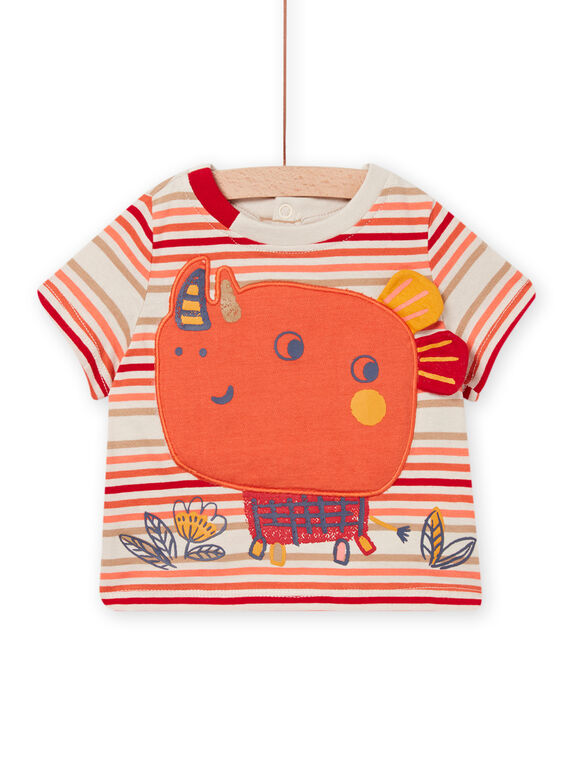 Baby Junge Natur-T-Shirt NUFLATI2 / 22SG10R1TMC009