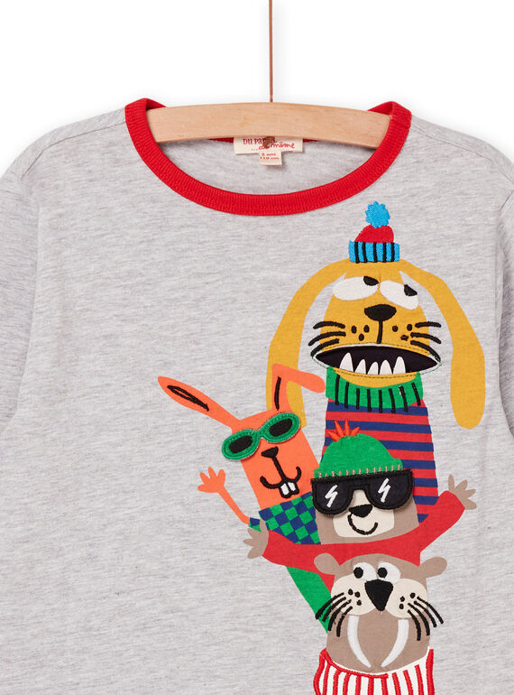 Langarmshirt mit Tieranimation POMUTEE4 / 22W902R2TMLJ922