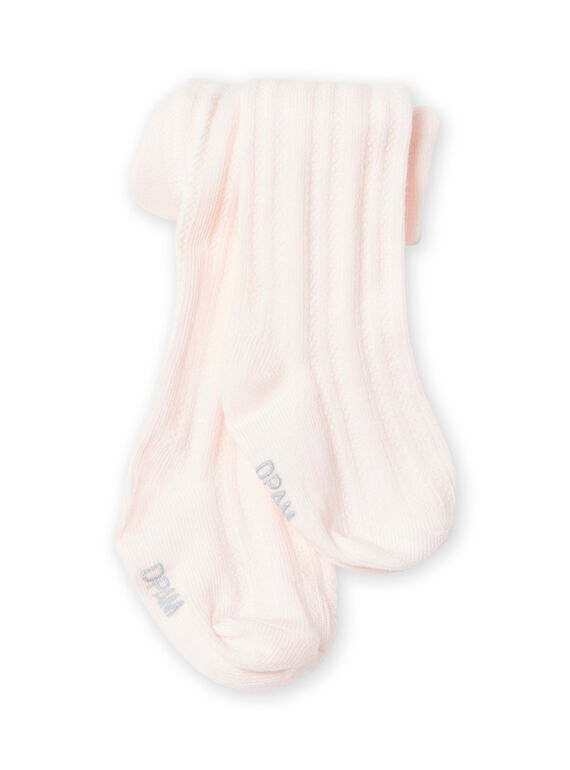 Baby Mädchen blass rosa verdreht Strumpfhose MYIJOCOLTO2 / 21WI0914COL632