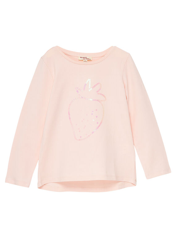 Langärmeliges T-Shirt in Rosa JAJOTEE6 / 20S90146D32D327