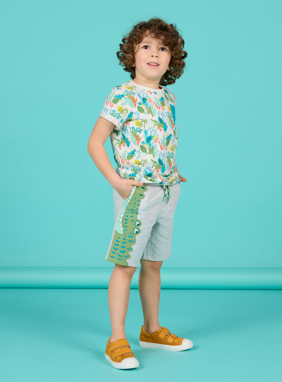 Graue Shorts für Kind Junge NOHOBER1 / 22S902T1BERJ920