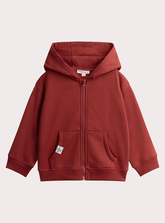 Rubinrotes Jogging-Top für Jungen  VOJOJOH2 / 24W902G4JGHF529
