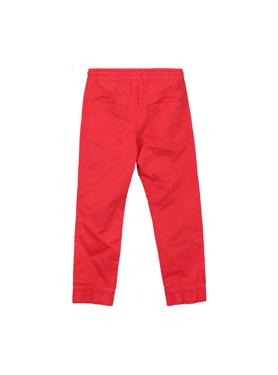 Rote Leinenhose für Jungen FOJOPANT3 / 19S90237D2BF505