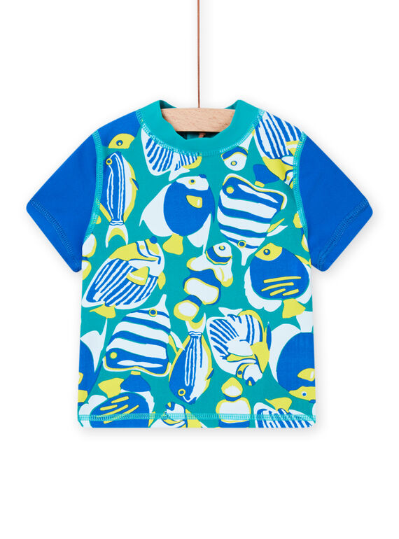 Blue ANTI-UV T-SHIRT NYUMERUVEX / 22SI10L1TUVC242