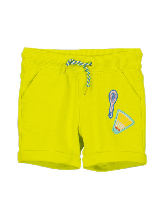Gelbe Bermuda-Shorts für Jungen FOCABER3 / 19S902D3BER117