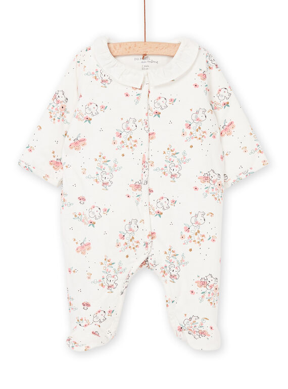 Strampler mit Koala- und Blumenprint POU1GRE2 / 22WF0381GRE001