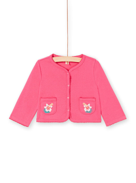 Baby Mädchen rosa Weste LIBONCAR / 21SG09W1CAR302