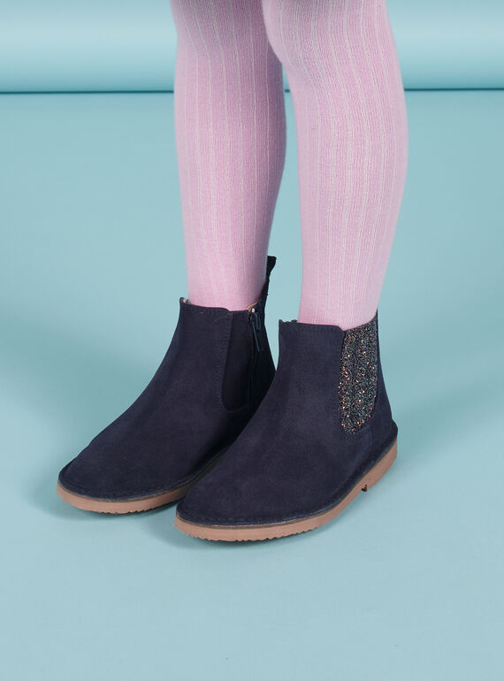 Marineblaue Stiefel für Mädchen MABOOTMAR / 21XK3574D0D070