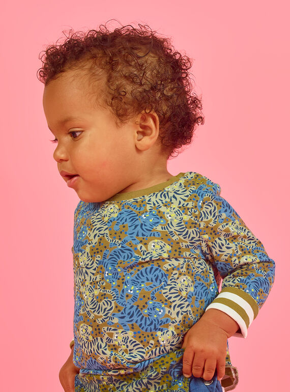 Baby Boy Reversible Langarm T-Shirt MUKATEE2 / 21WG10I3TML604
