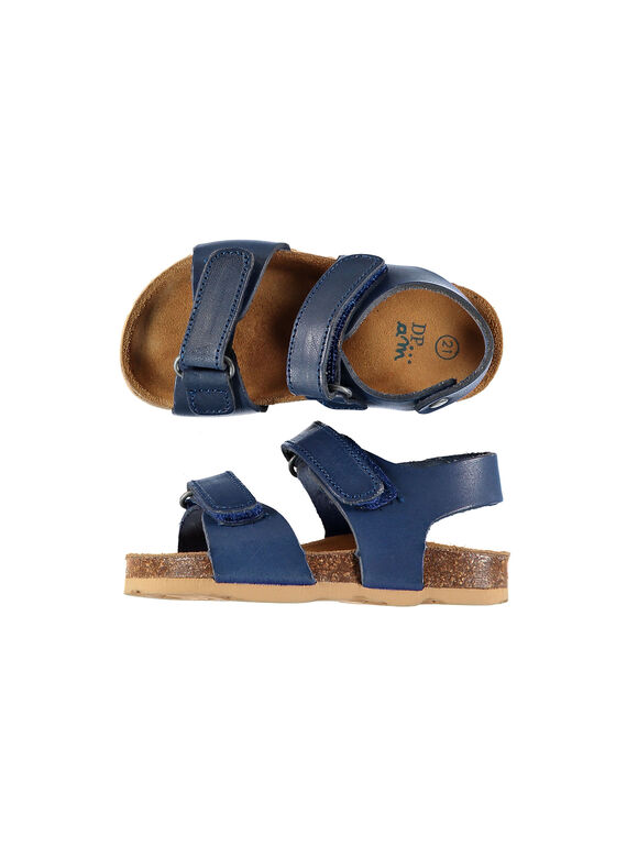 Sandalen aus Leder für draußen Babys Jungen FBGNUBLUE / 19SK38D3D0EC218