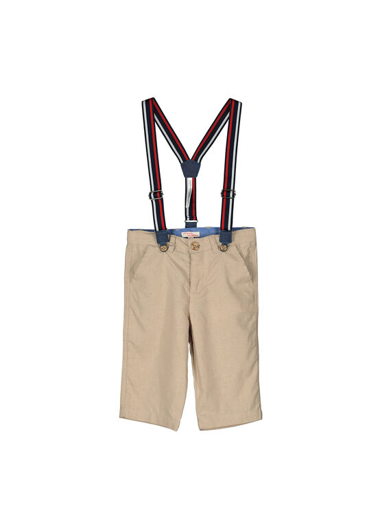 Bermuda-Shorts mit Trägern für Jungen FOBELBER3 / 19S902R3BER808