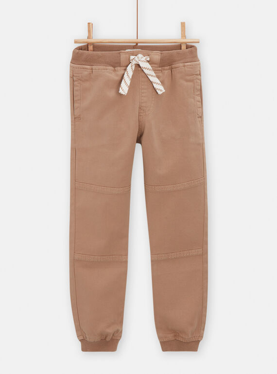 Jungen-Hose in Hellbraun VODAPAN1 / 24W90222PANI807