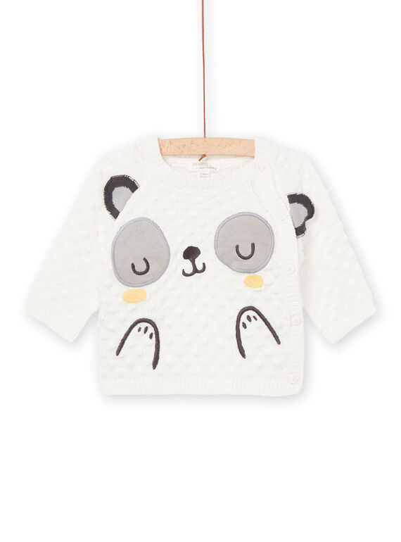 Pullover mit 3D-Panda-Animation POU1GIL1 / 22WF0582GIL001
