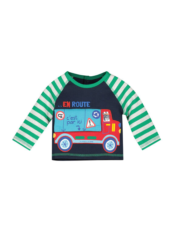 Baby-Sweatshirt aus Fleece für Jungen FUCOSWE / 19SG1081SWE705