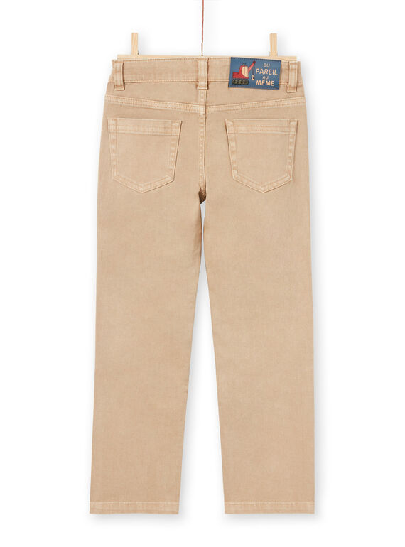 Beige Jeans für Jungen MOCOPAN / 21W902L1PAN811