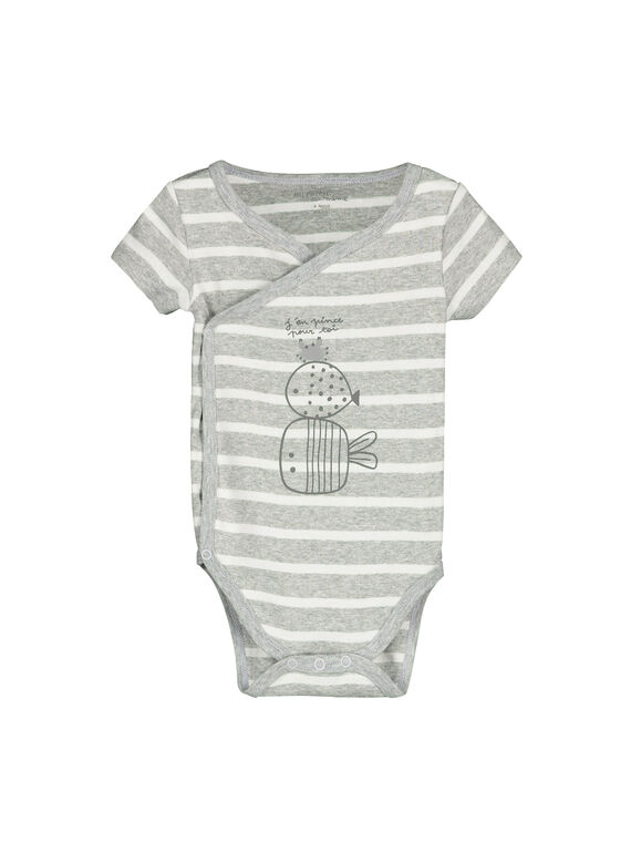 Unisex-Body mit kurzen Ärmeln für Babys FOU1BOD6 / 19SF7716BOD099