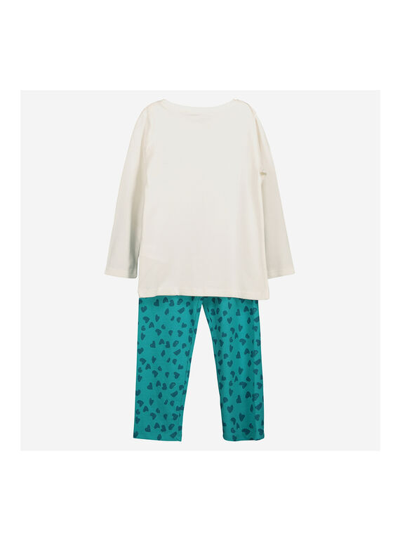 Pyjama aus Baumwolle für Mädchen FEFAPYJGIR / 19SH1142PYJ001