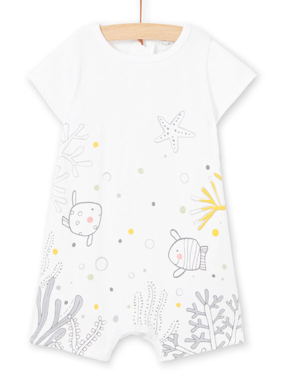 Weiß bestickt Jumpsuit Geburt gemischt LOU2COM / 21SF05I1CBL000