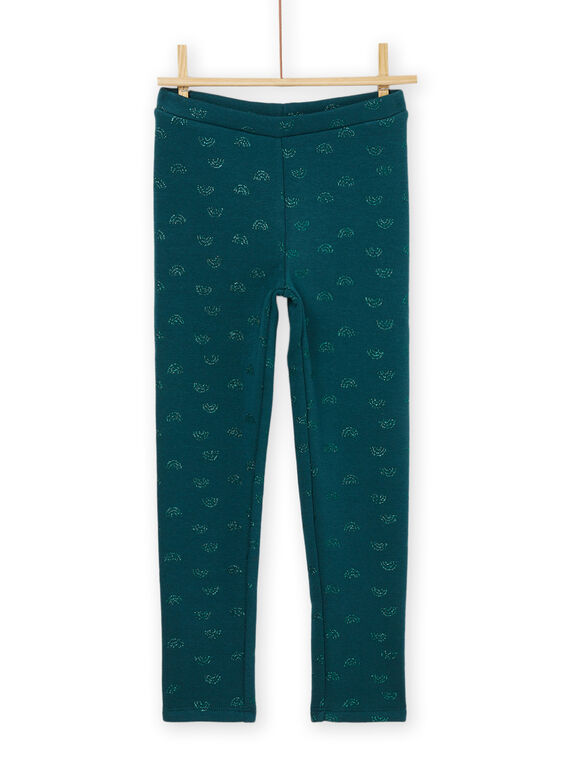 Leggings mit Regenbogenprint grün PAJOLEG4 / 22W901C7PANG633