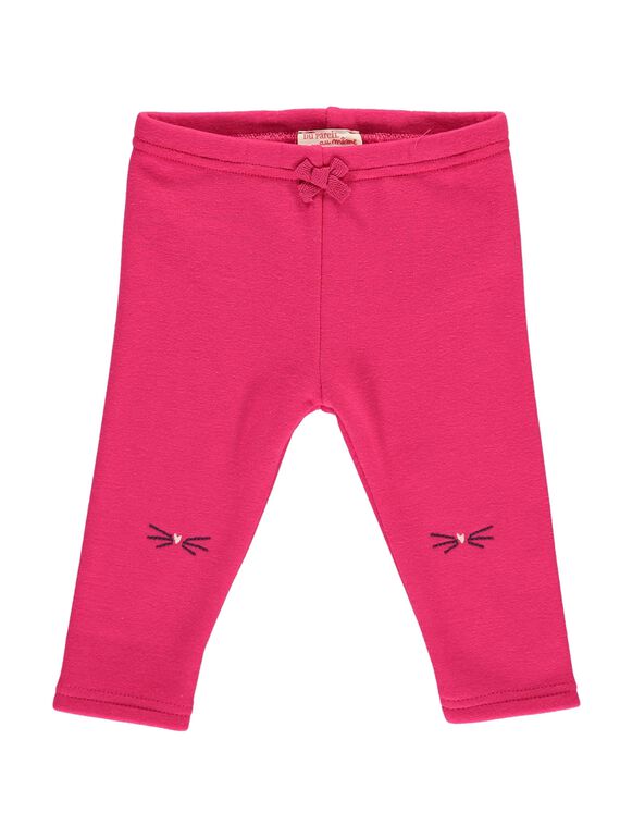 Baby girls' fleece leggings DIJOPAN3 / 18WG0933PAN310