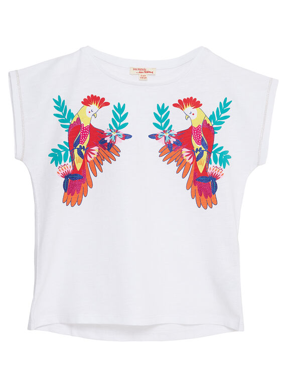 Kurzärmeliges T-Shirt mit Papageiaufdruck JAMARTI1 / 20S901P2TMC000