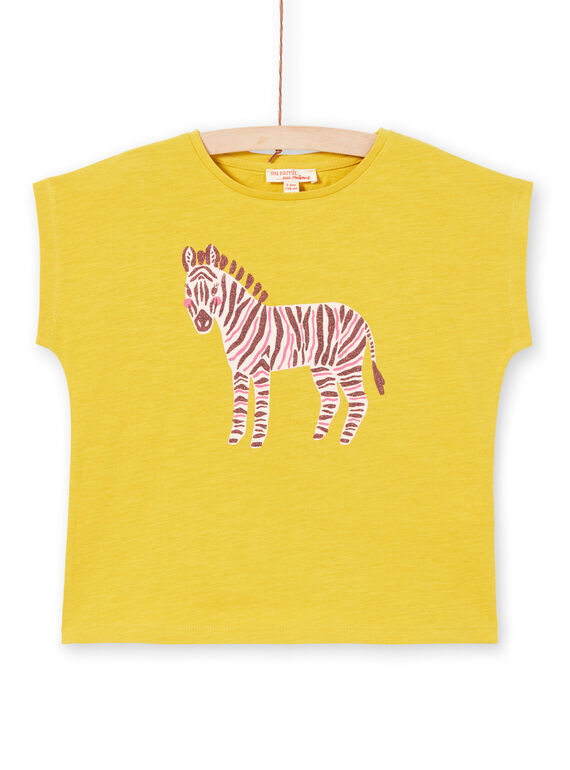 Kurzarm-T-Shirt, Zebradruck mit Pailletten LAJOTI11 / 21S901F9D31G606