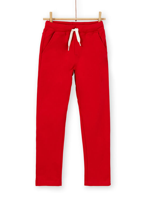 Rote Baumwollhose für Jungen LOJOPAN3 / 21S90232PAN050