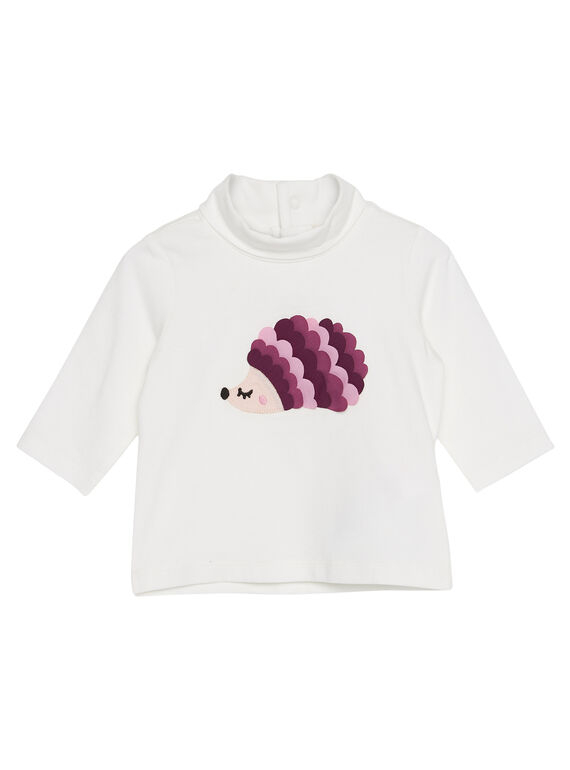 Naturweißer Unterziehpullover GIBRUSOUP / 19WG09K1SPL001
