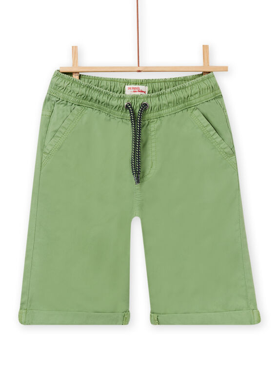 Kind Junge grüne Bermudashorts NOJOBERMU2 / 22S902C9BERG602