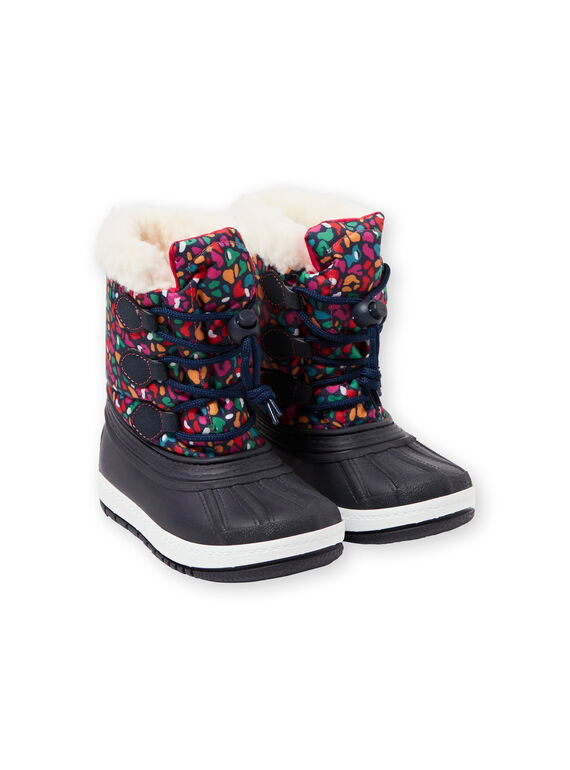 Marineblaue Stiefel Kind Mädchen GFMONTNEA / 19WK35W1D3N070
