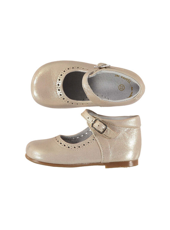 Mary Janes aus Leder für Babys Mädchen FBFBABPERF2 / 19SK37B1D13030