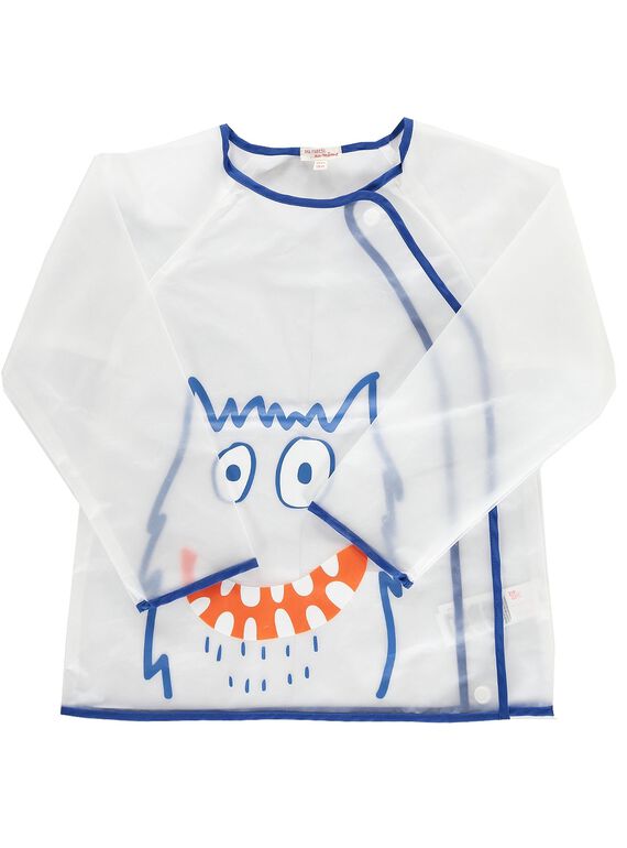 Boys' transparent plastic tablier DYOBLETAB2 / 18WI0292TAB961