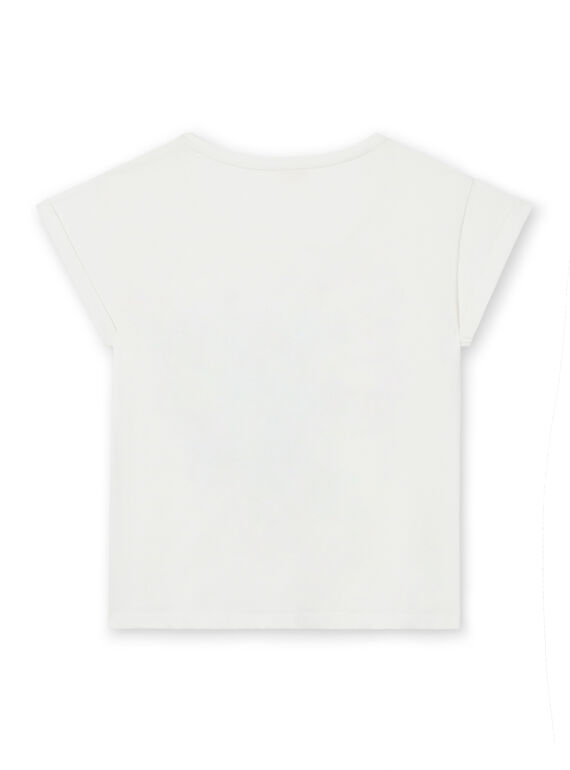 Kurzarm-T-Shirt mit Blumendruck LAMUMTI2 / 21S901Z1TMC001
