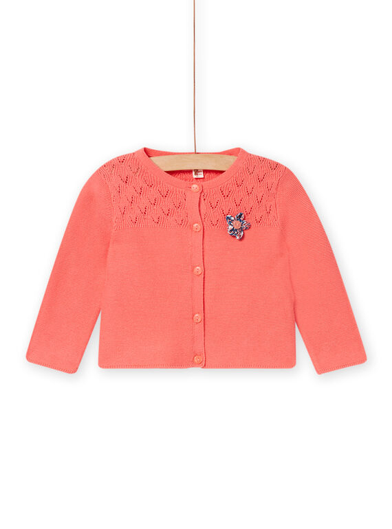 Baby Mädchen rosa Strickjacke NISANCAR / 22SG09S1CARD300