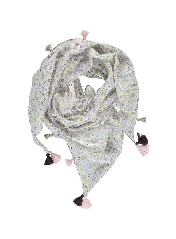 Girls' triangular scarf CYACEFOUL / 18SI01M1FOU099
