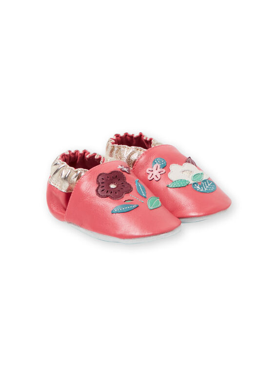 Baby Mädchen fuchsia Hausschuhe GNFLOWER / 19WK37Z3D3S304