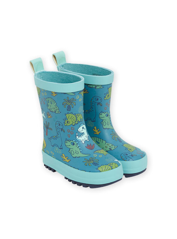 Ausgefallene Regenstiefel mit Dinosaurier-Muster Baby Junge NUPLUIDINOS / 22KK3861D0CC201